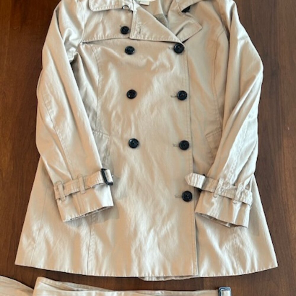 Michael Kors Beige Pea Coat - Picture 6 of 13